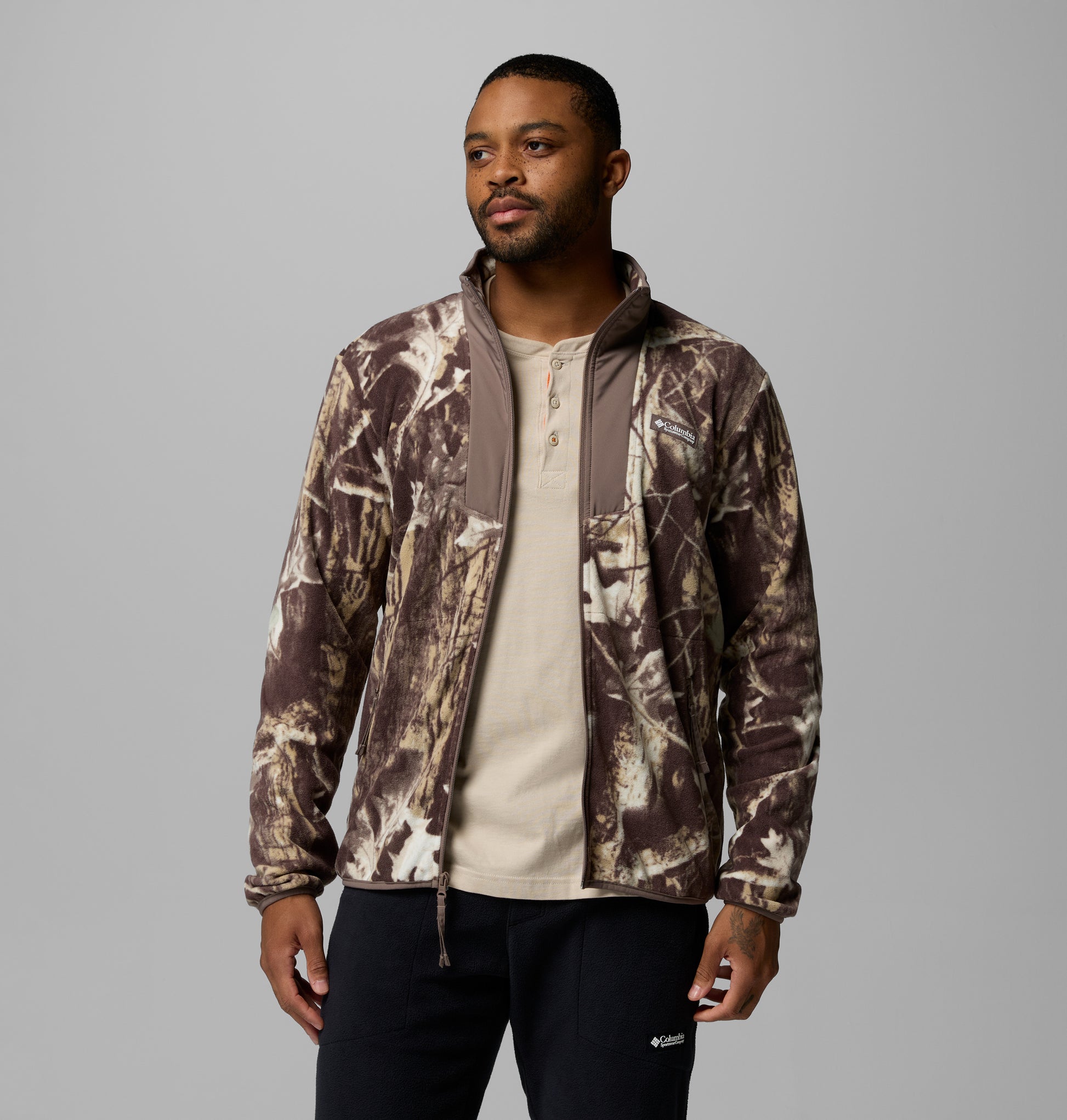 Forro polar de Columbia para hombre Sequoia Grove™ Printed Full Zip