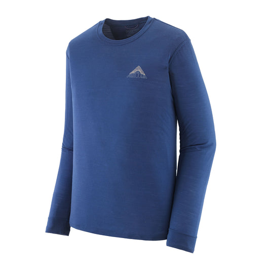 Camiseta de merino para hombres de Patagonia M's L/S Cap Cool Merino Blend Graphic Shirt